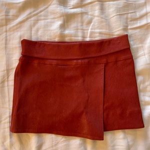 Leather mini skirt Isabel Marant